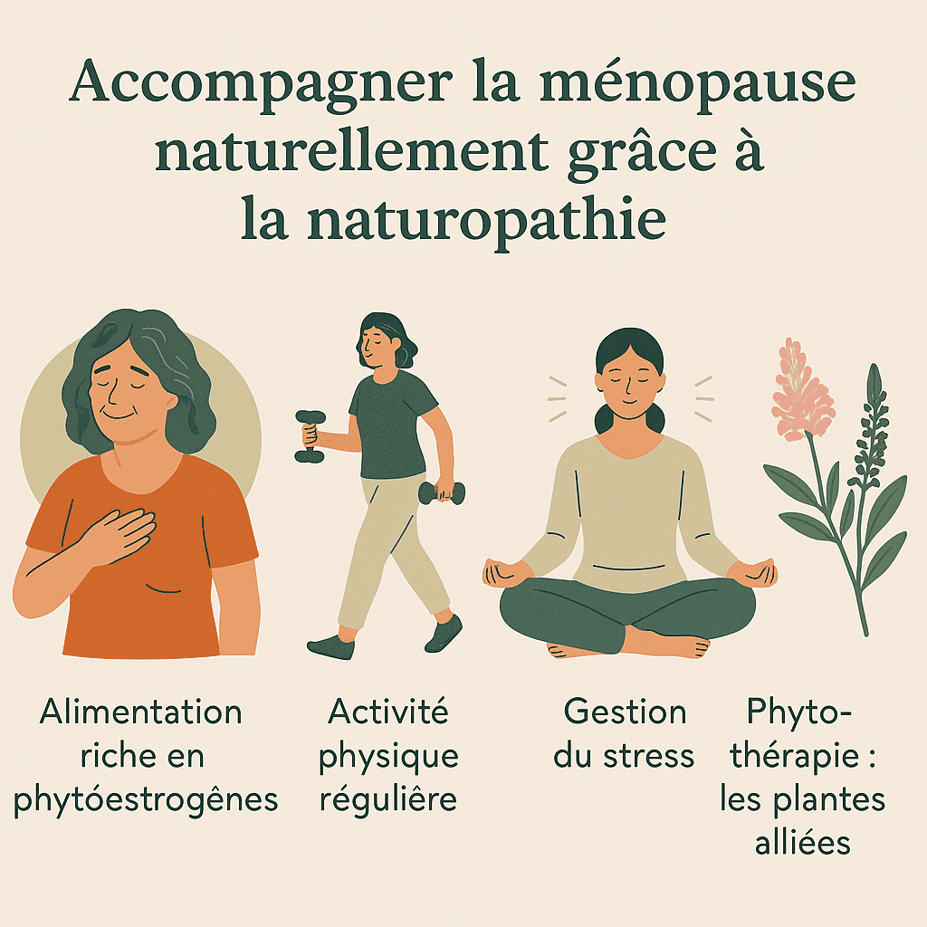 Accompagnement ménopause naturellement naturopathie