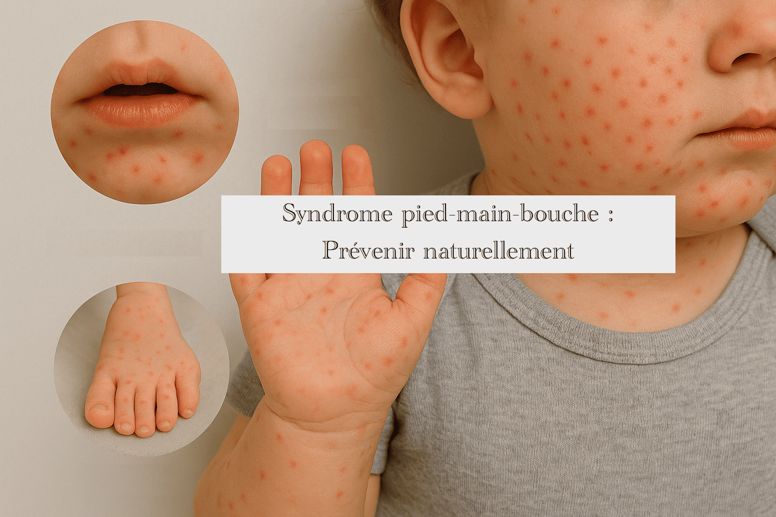 Prévenir le syndrome pied-main-bouche naturellement