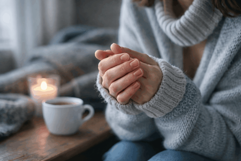 réchauffer les mains